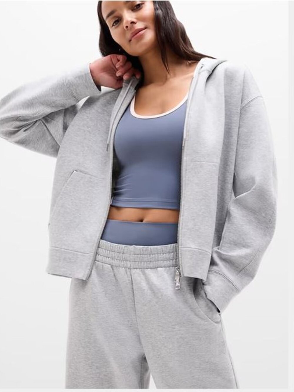 Athleta Form Knit Full Zip Hoodie - M NWT